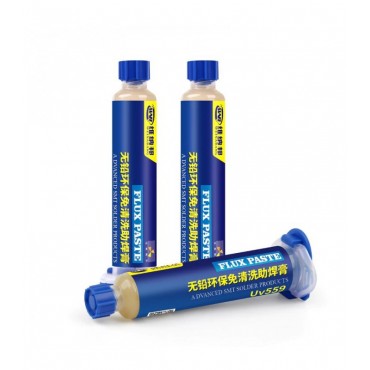 خمیر فلکس سرنگی همراه با سرنگ فلزی Mechanic uv559