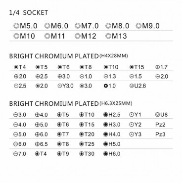 ست پیچ گوشتی جکیمی Jakemy JM-6098