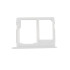 خشاب سیم کارت Galaxy A7 2016-A710 white