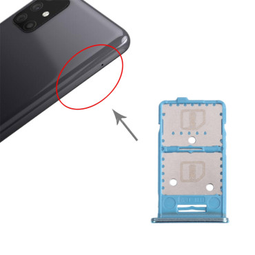 خشاب سیم کارت Galaxy M31s-M317 آبی