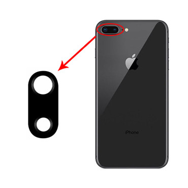 شیشه دوربین Iphone 8 Plus