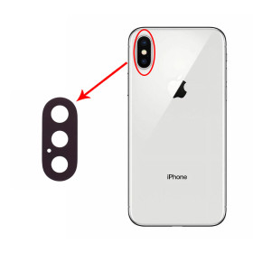 شیشه دوربین Iphone X