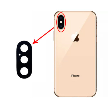 شیشه دوربین Iphone Xs