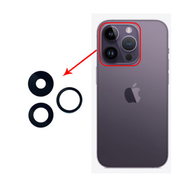 شیشه دوربین Iphone 14 Pro