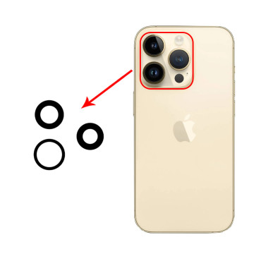 شیشه دوربین Iphone 14 Pro Max