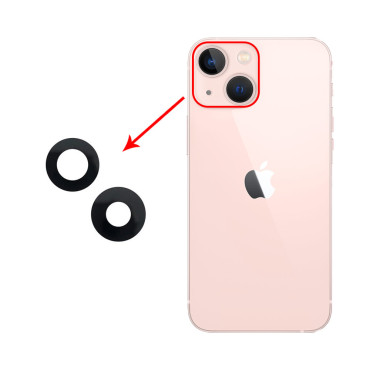 شیشه دوربین Iphone 13