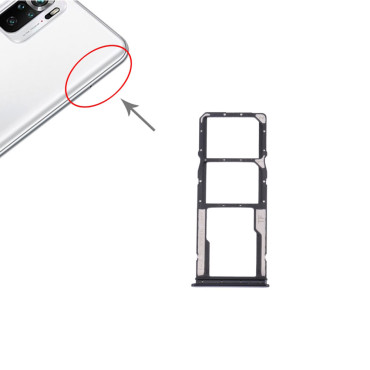 خشاب سیم کارت Xiaomi Redmi Note 10 4G مشکی
