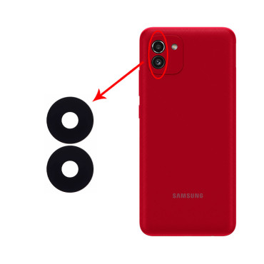 شیشه دوربین Galaxy A03-A035