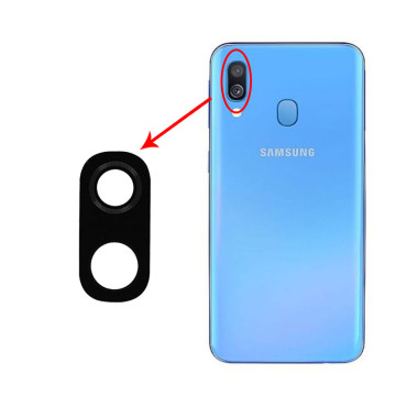 شیشه دوربین Galaxy A40-A405