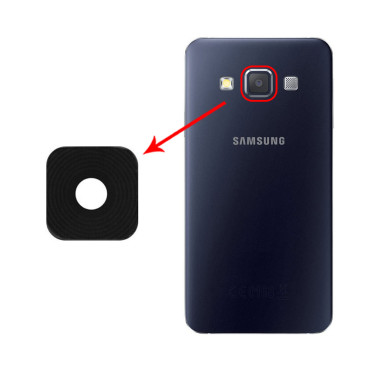 شیشه دوربین Galaxy A3 2015-A300