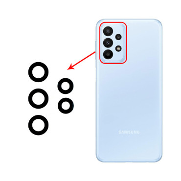 شیشه دوربین Galaxy A23 (5G)-A236
