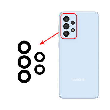 شیشه دوربین Galaxy A33 (5G)-A336