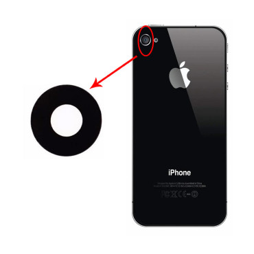 شیشه دوربین Iphone 4