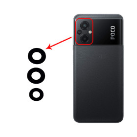 شیشه دوربین Xiaomi Poco M5