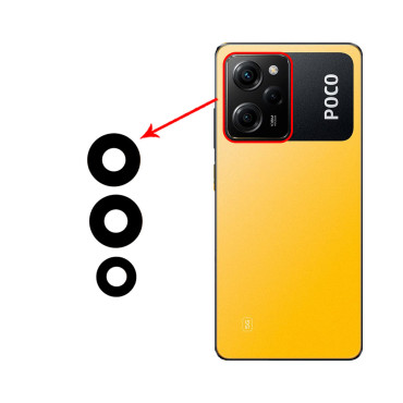 شیشه دوربین Xiaomi Poco X5 Pro