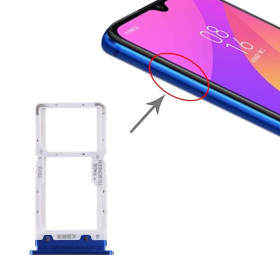 خشاب سیم کارت Xiaomi Mi CC9 آبی