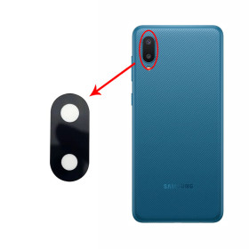 شیشه دوربین Galaxy A02-A022