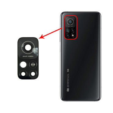 شیشه دوربین Xiaomi Mi 10t