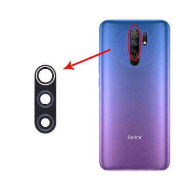 شیشه دوربین Xiaomi Redmi 9