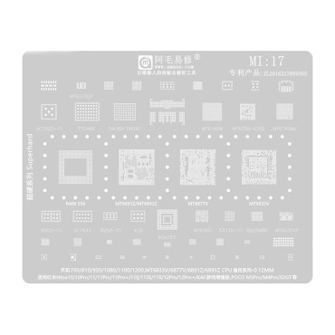 شابلون همه کاره Amaoe MI17