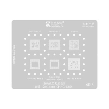 شابلون CPU کوالکام Amaoe QU8