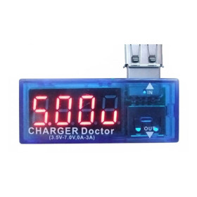 تستر ولتاژ و آمپر شارژر گوشی موبایل Charger Doctor