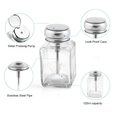 بطری تینر شیشه ای 200 میلی لیتر