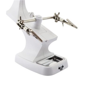 گیره مونتاژ ذره بین دار با پایه هویه Magnifier MG-16129