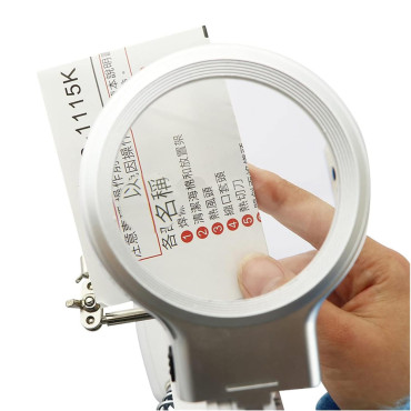 گیره مونتاژ ذره بین دار با پایه هویه Magnifier MG-16129