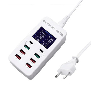 مولتی شارژر 8 پورت مدل A8T