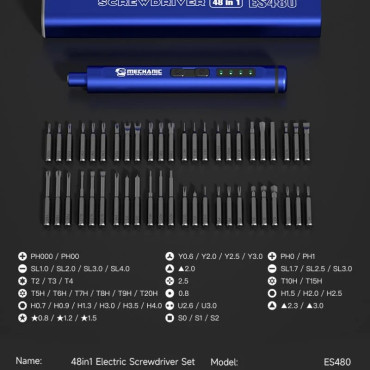 پیچ گوشتی شارژی Mechanic ES480