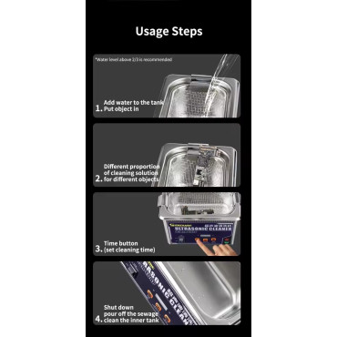 دستگاه التراسونیک iClean-E08P Mechanic